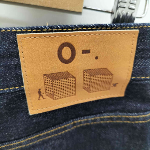 オーレイチョウルイ 0-CHO-RUI  IOS COMFORT インディゴ ワイドデニム マグネットボタン メンズ  34